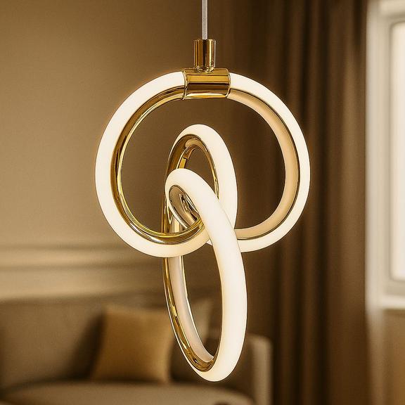 HÄNGLAMPA LED LHJ092-1CP Guld