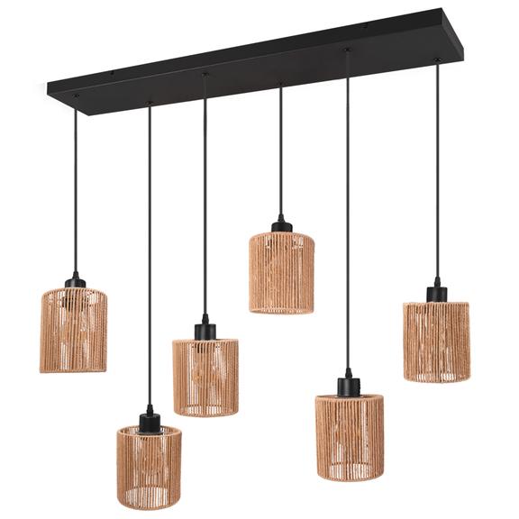 HÄNGANDE TAKLAMPA APP1822-6CP NATURE BLACK