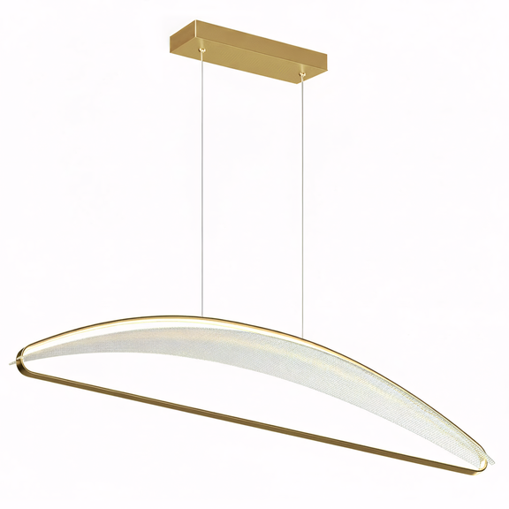 HÄNGENDE LED-TAKLAMPA G124-CP Guld