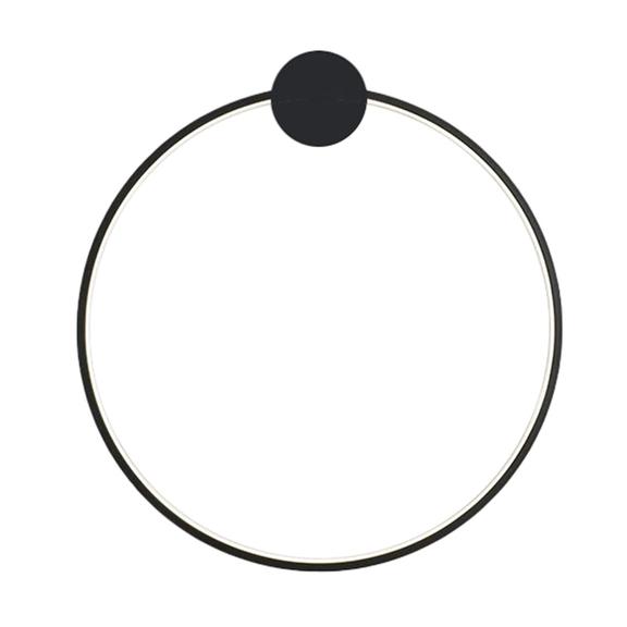 VÄGGLAMPA VÄGGLYS LED APP1389-CW SVART 50 cm