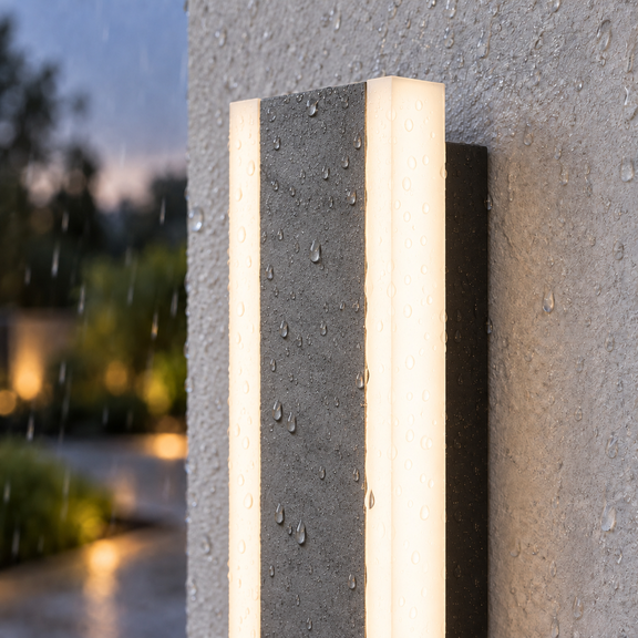 Applique murale LED de façade JNH036-G 90 noire