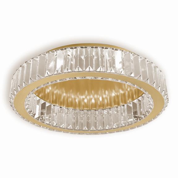 KRYSZTALLOPPLYSNING PLAFOND APP1722-C 50 cm BORSTAD GULD