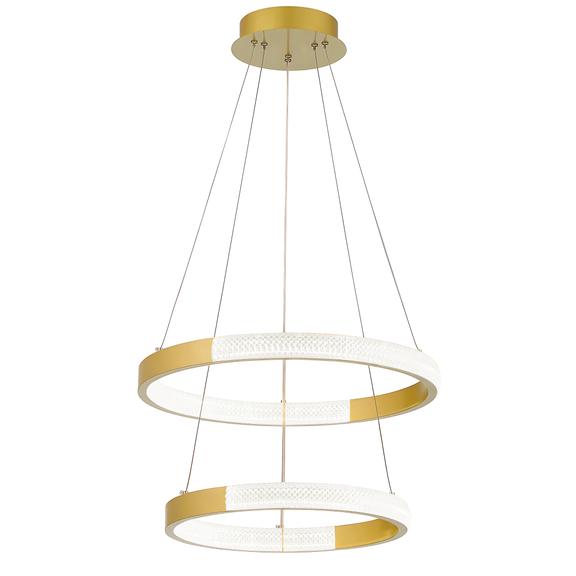 TAKLAMPA HÄNGANDE KRISTALL LED LHJ044-CP2 GULD
