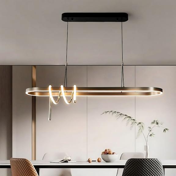 Hängande LED-lampa LHJ040-CP 120 cm SVART