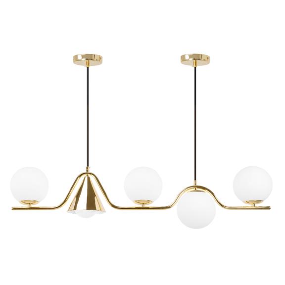 TAKLAMPA HÄNGENDE Guld APP1662-5CP