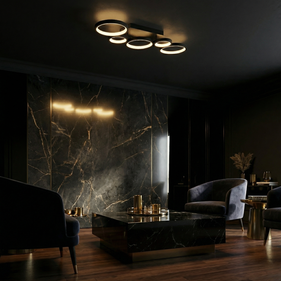 Taklampa LED APP1913-C Black