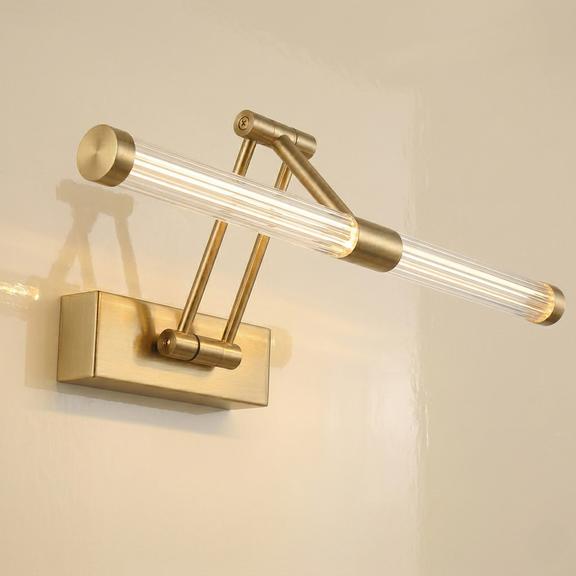 Kúpeľňové nástenné LED svietidlo APP1899-1W 40cm BRUSH GOLD