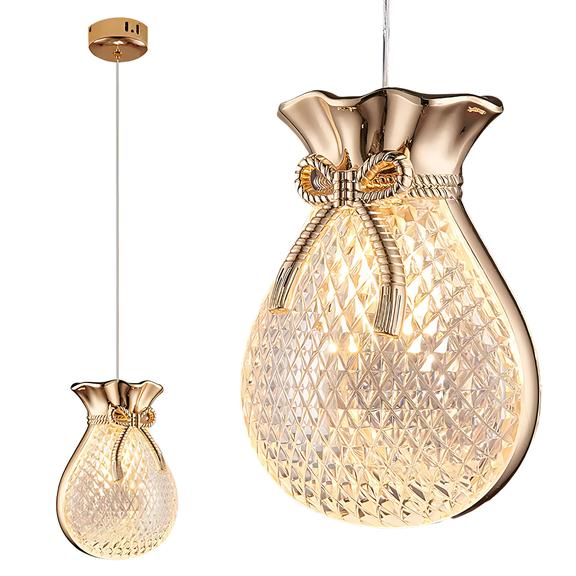 HÄNGANDE TAKLAMPA LHJ107-1CP LJUS ROSÉGULD