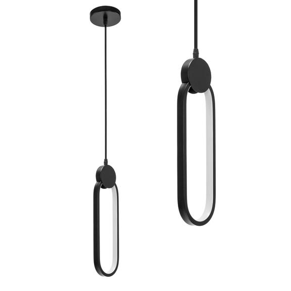 Hängande LED-taklampa APP851-CP Svart
