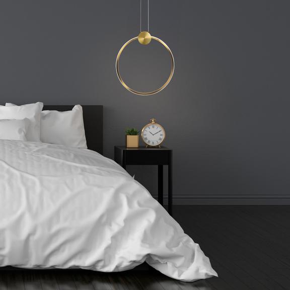 TAKLAMPA HÄNGANDE LED APP1394-CP OLD GOLD 30 cm