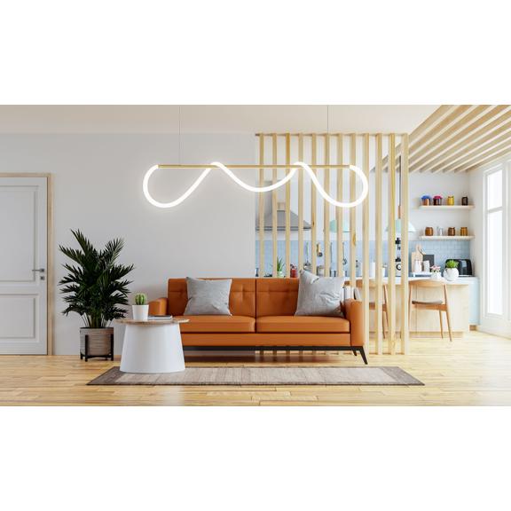 LED taklampa APP854-CP Long Guld