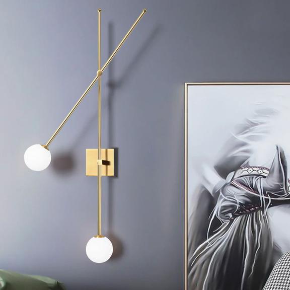 Vägglampa APP1594-2W guld
