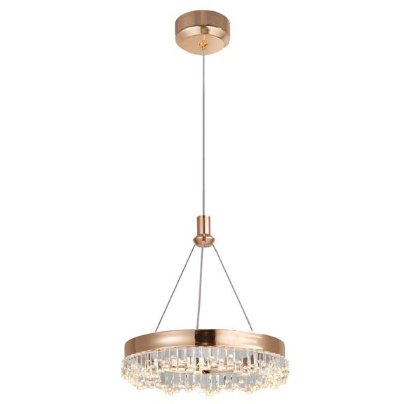 HÄNGLAMPA LED LHJ097-CP LJUS ROSÉGULD