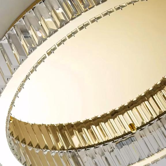 KRISTALLPLAFONDLAMPA APP1723-C 60 cm GULD