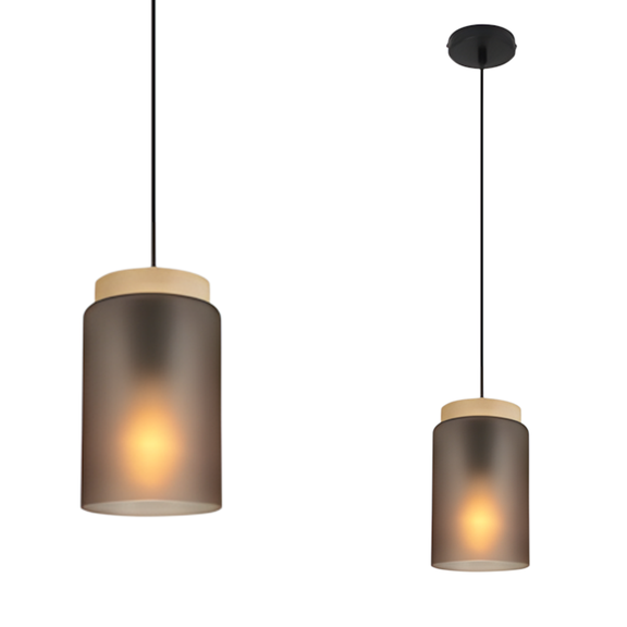 HÄNGANDE TAKLAMPA APP1810-1CP Frosted Grey