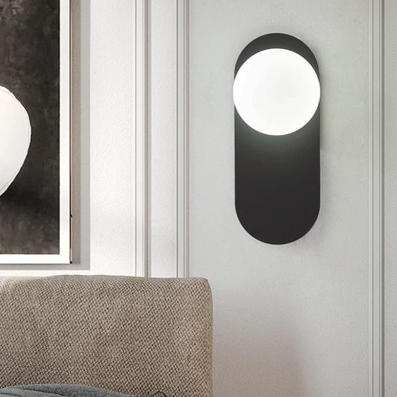Vägglampa APP1586-1W svart