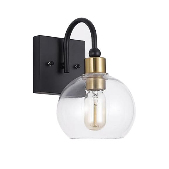 Vägglampa black gold APP1580-1W