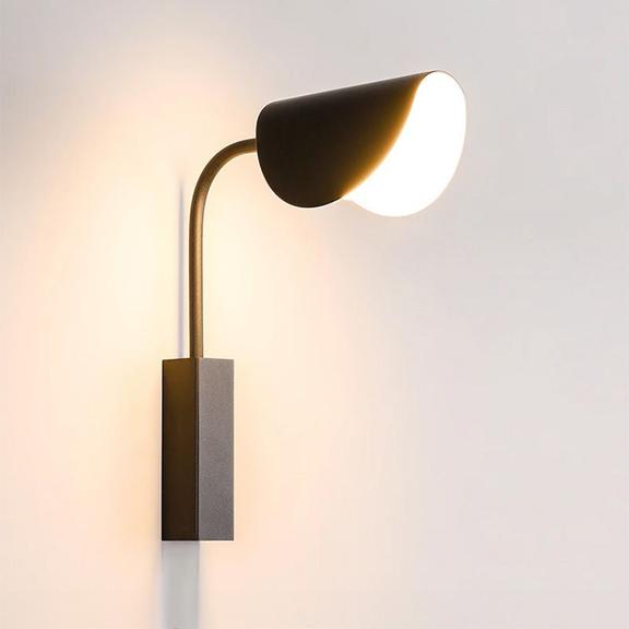 VÄGGLAMPA VÄGGLJUS APP1262-1W Svart