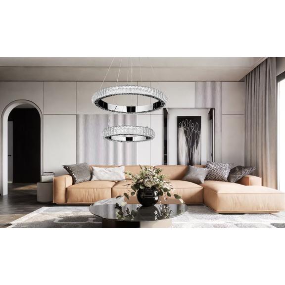 HÄNGLAMPA LED G044-2CP KROM