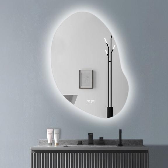 LED-VÄGGSPEGEL 80x60 cm CLOUD C