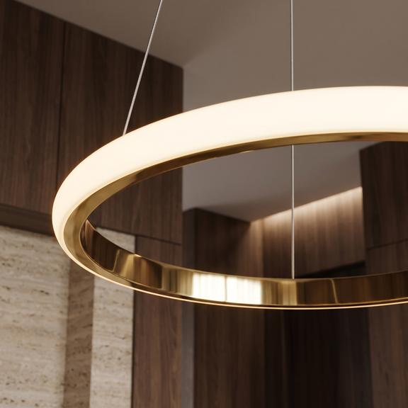 Taklampa LHJ001-CP 40 cm GOLD