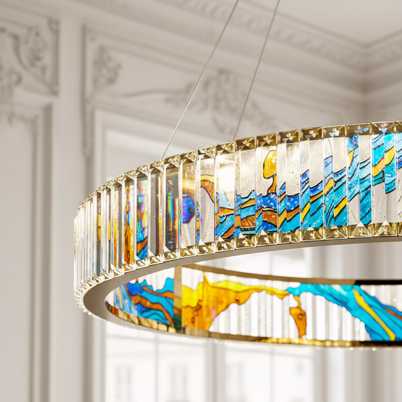 HÄNGANDE LED TAKLAMPA APP1748-CP 60CM