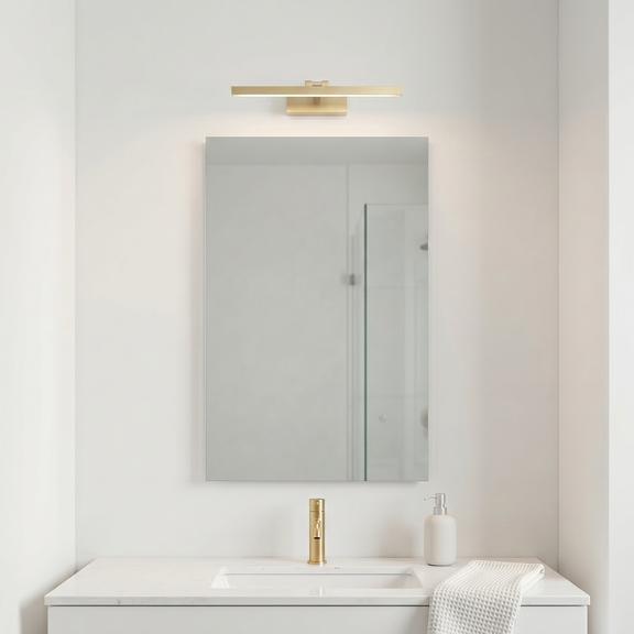 Kúpeľňové nástenné LED svietidlo APP1863-1W 40cm BRUSH GOLD