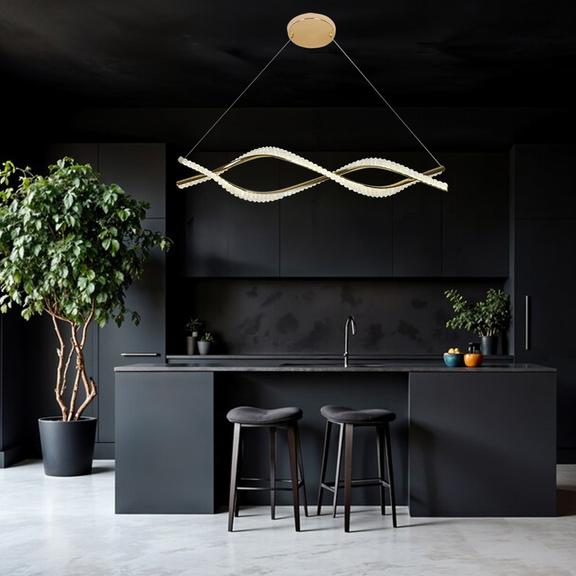 HÄNGLAMPA LED G033-CP GULD