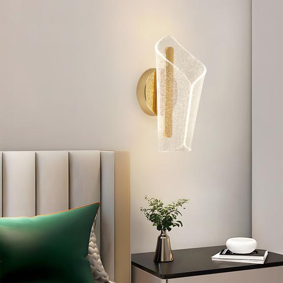 Vägglampa LED G030-W Guld
