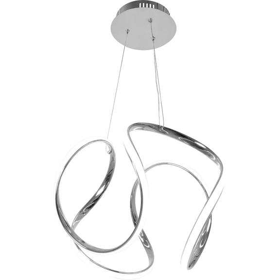 Modern takpendlad LED-taklampa med fjärrkontroll APP385-CP KROM