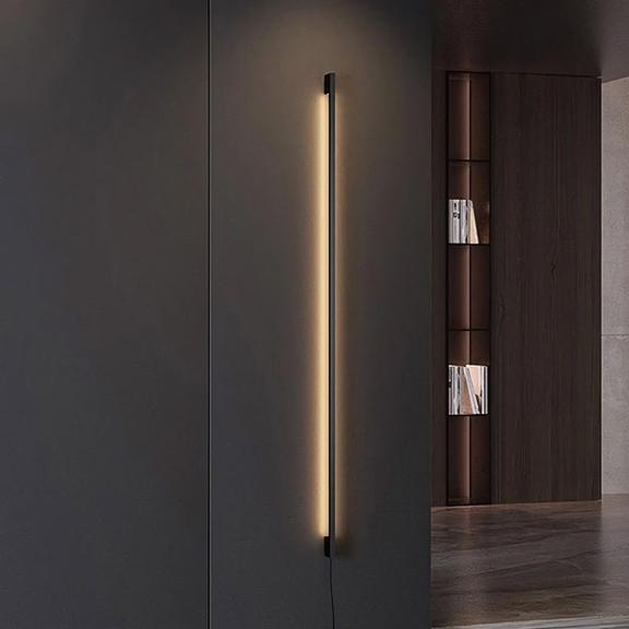 VÄGGLAMPA LED LHJ065-W 120 cm SVART