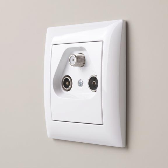 RTV-SAT Antenos Lizdas su Rėmeliu OSTE JNH011-A WHITE