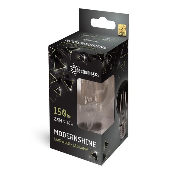 Neutral LED-lampa E27 230V 2,5W Dekorativ Speglande 14468