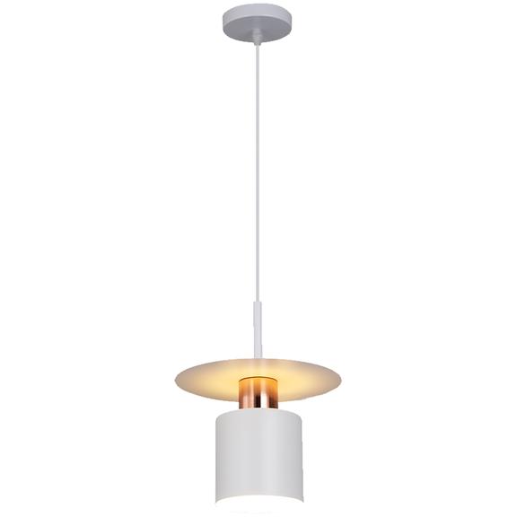 Hänglampa APP1146-1CP Vit Roséguld