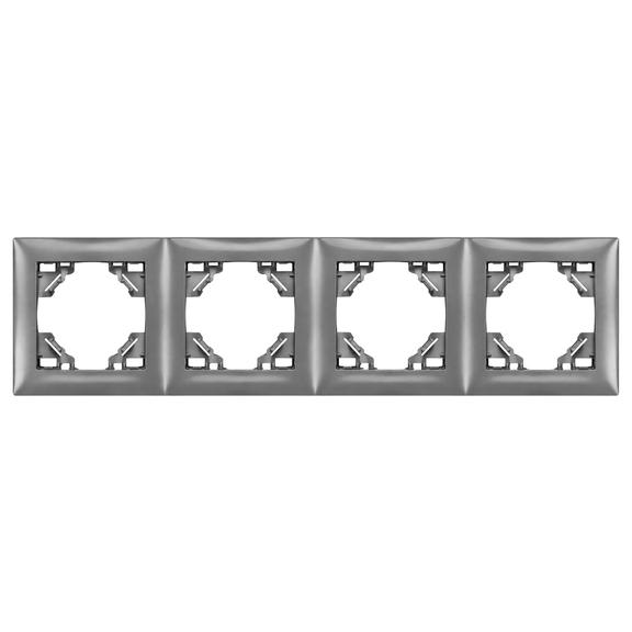 Cadre quadruple pour prises OSTE JNH016-4F Grey