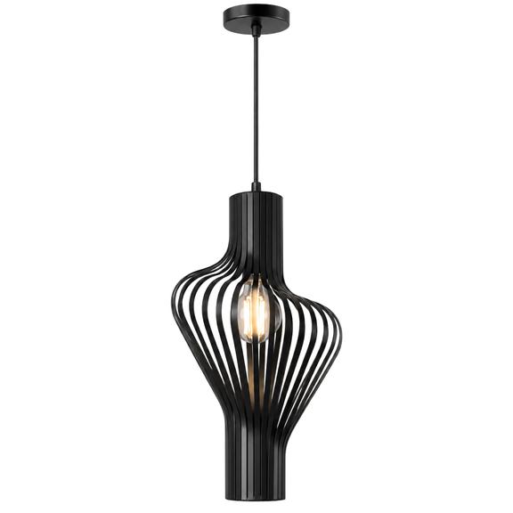 LAMPA SUFITOWA GEOMETRYCZNA APP484-1CP CZARNA