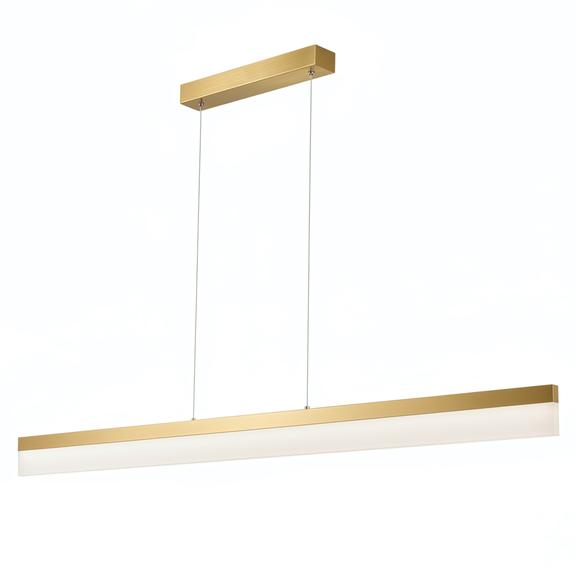 Hängande LED-lampa APP1694-CP 120 cm Borstad Guld