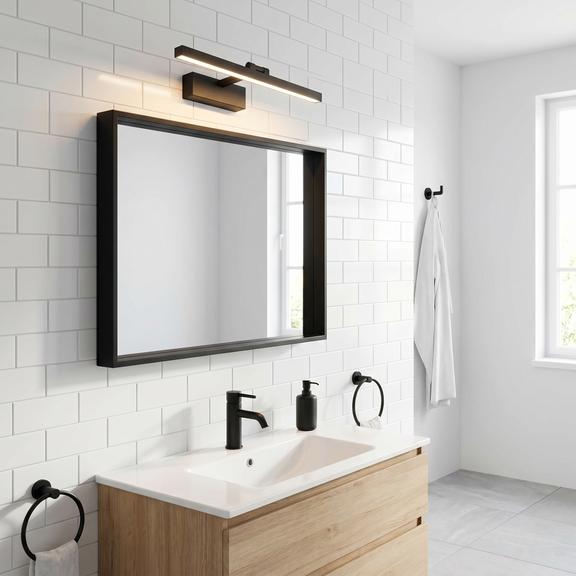 Badrum vägg LED-lampa APP1866-1W 40 cm Black