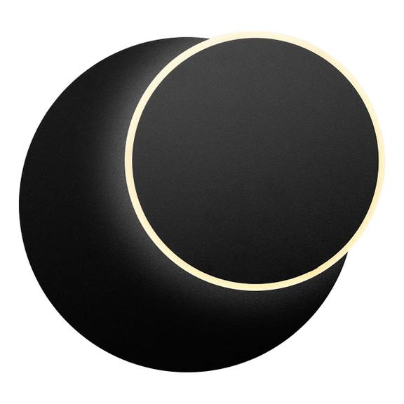 VÄGGLAMPA LED LHJ082-W Svart