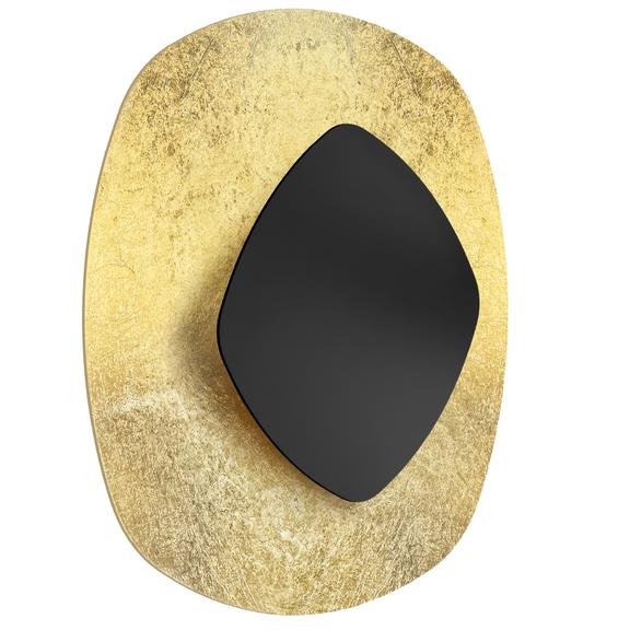 VÄGGLAMPA VÄGGLYKTA APP1270 SVART/GULD