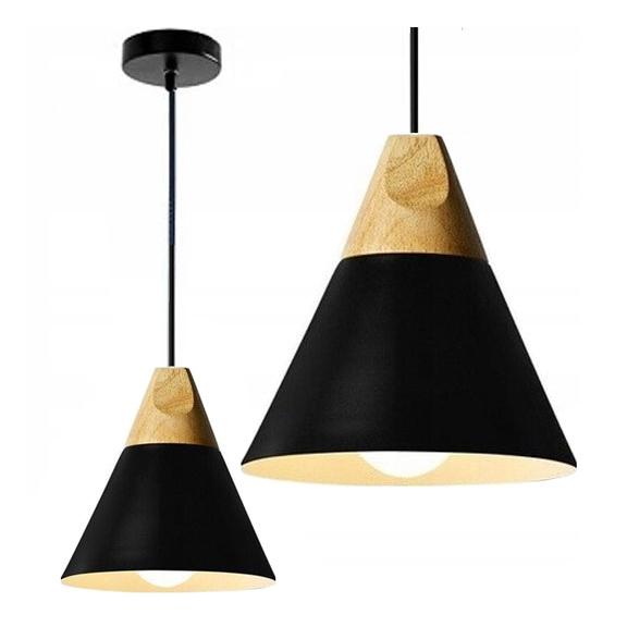 Lampa sufitowa wisząca Scandi A Czarna