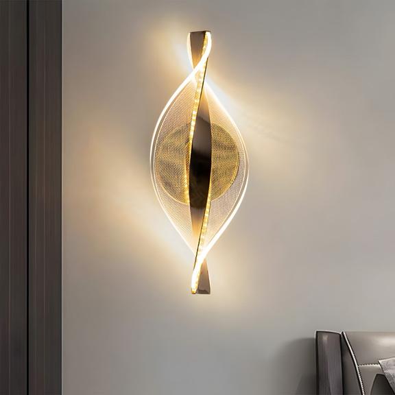 LED vägglampa G031-W Guld