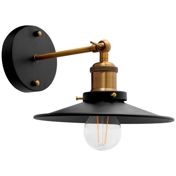 LAMPA PORTO VÄGGLAMPA APP184-1W Svart