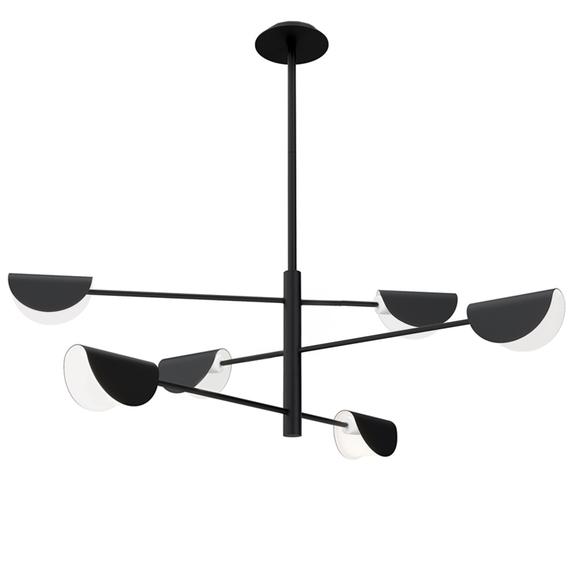 HÄNGENDE TAKLAMPA APP1261-6CP BLACK