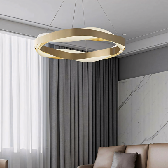 Deckenleuchte LED APP1802-CP Brush Gold