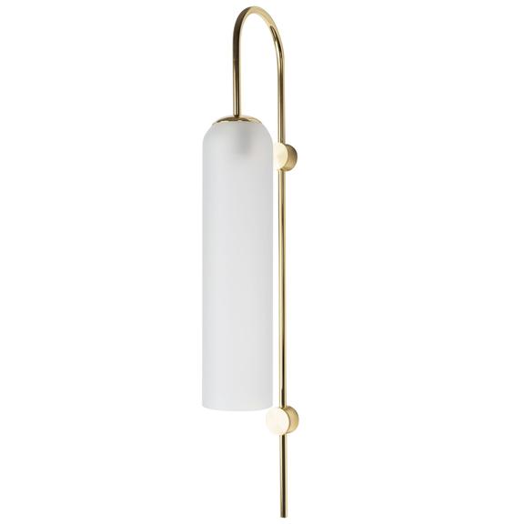 Vägglampa Väggarmatur Glas APP664-1W Guld