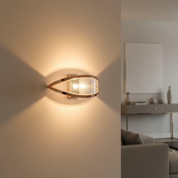 Vägglampa LED G137-W Roséguld