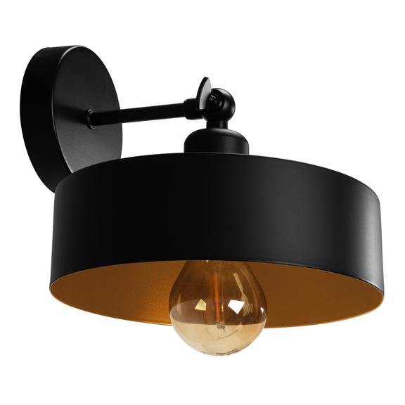 VÄGGLAMPA VÄGGLAMPA APP1332-1W SVART GULD