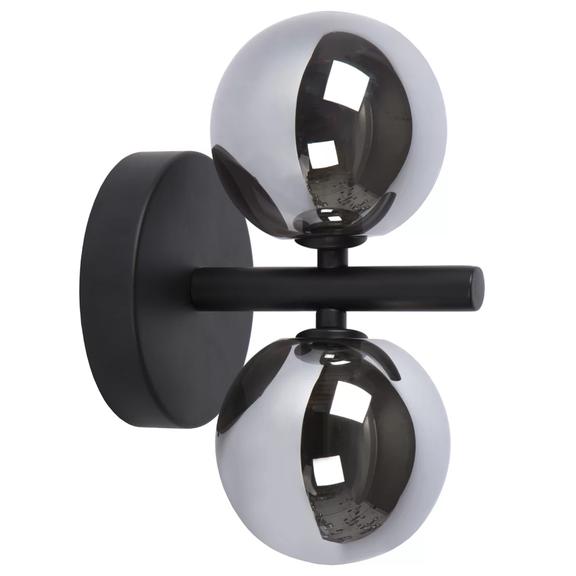 VÄGGLAMPA VÄGGLYKTA APP1162-2W Svart