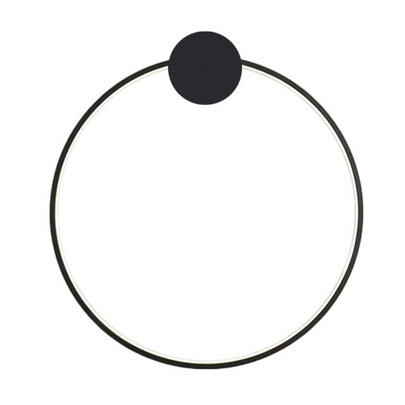 VÄGGLAMPA VÄGGLEDSARMATUR LED APP1386-CW SVART 40cm